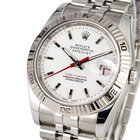 rolex datejust turn o graph price|Rolex 116264 turn o graph.